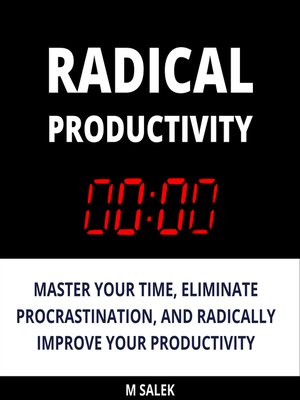 cover image of Radical Productivity